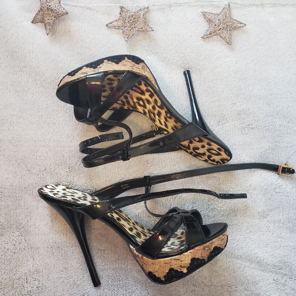 Leopard heels